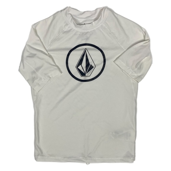 VOLCOM Unisex Lido Short Sleeve Rashguard UPF 50 Size Large - Picture 2 of 8